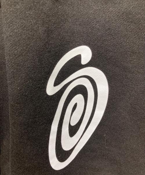 stussy（ステューシー）stussy (ステューシー) curly s スウェットハーフパンツ ブラック サイズ:Ｍの古着・服飾アイテム