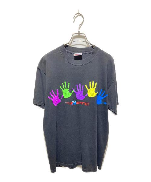 PLANET HOLLYWOOD（プラネットハリウッド）planet hollywood (プラネットハリウッド) NSYNC プリントtシャツ ブラック サイズ:不明の古着・服飾アイテム