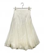 JENNEジェンヌ）の古着「ロングスカート」｜ホワイト