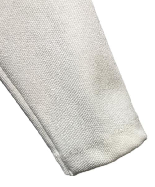 JENNE（ジェンヌ）JENNE (ジェンヌ) 日本製長袖リブトップス ホワイト サイズ:Ｌの古着・服飾アイテム