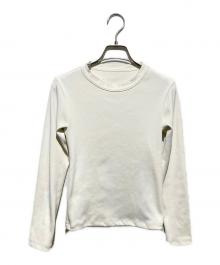 JENNE（ジェンヌ）の古着「日本製長袖リブトップス」｜ホワイト