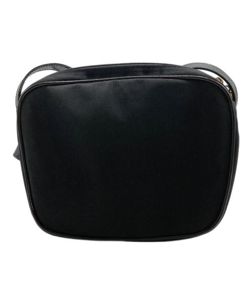 Salvatore Ferragamo（サルヴァトーレ フェラガモ）Salvatore Ferragamo (サルヴァトーレ フェラガモ) エナメル切替ショルダーバッグ ブラックの古着・服飾アイテム