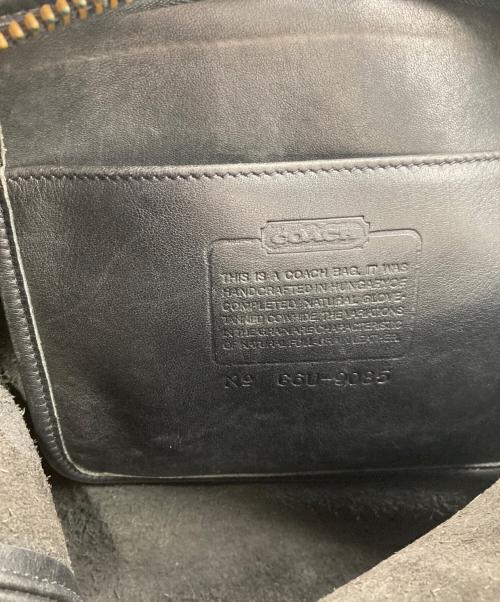 COACH（コーチ）COACH (コーチ) OLD】ハンガリー製 ダッフルサック ショルダーバッグ ブラックの古着・服飾アイテム