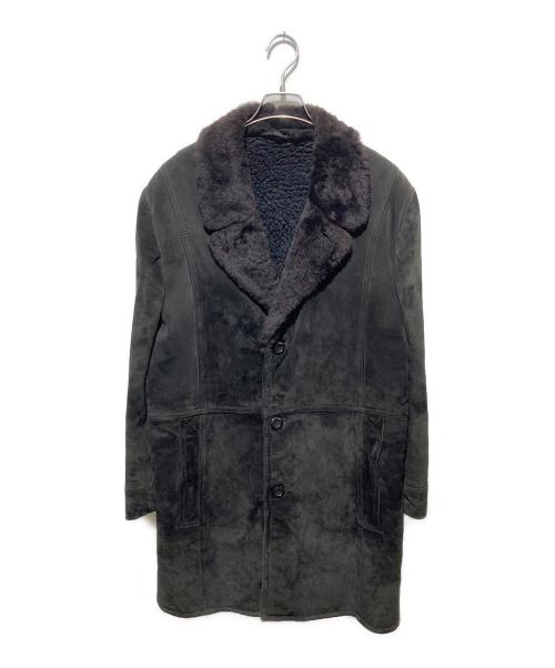 IDNINA BITOLA（イド二ナ・ビトラ）IDNINA BITOLA (イド二ナ・ビトラ) ヴィンテージ裏ボアコート ブラック サイズ:56の古着・服飾アイテム