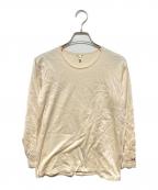 HERMESエルメス）の古着「袖馬車刺繍カットソー」｜ベージュ