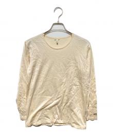 HERMES（エルメス）の古着「袖馬車刺繍カットソー」｜ベージュ