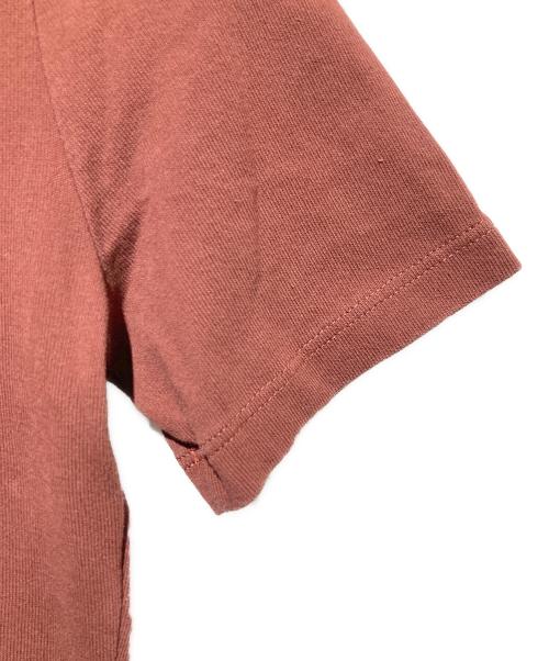 HERMES（エルメス）HERMES (エルメス) 裾H刺繍半袖カットソー パープル サイズ:38の古着・服飾アイテム