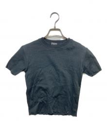 CHANEL（シャネル）の古着「裾ココマークプレート半袖ニット」｜ブラック