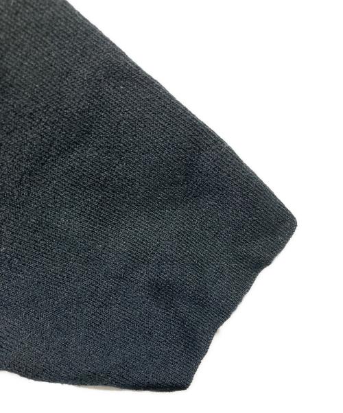 CHANEL（シャネル）CHANEL (シャネル) 裾ココマークプレート半袖ニット ブラック サイズ:38の古着・服飾アイテム