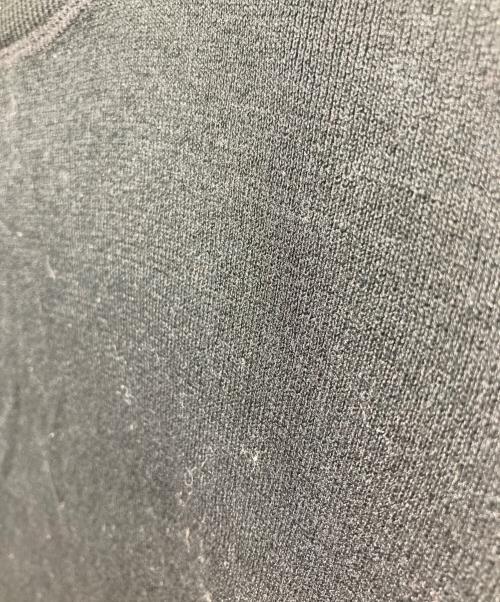 CHANEL（シャネル）CHANEL (シャネル) 裾ココマークプレート半袖ニット ブラック サイズ:38の古着・服飾アイテム