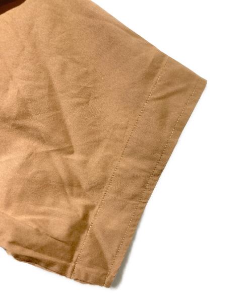 HERMES（エルメス）HERMES (エルメス) セリエボタン半袖シャツ ブラウン サイズ:40の古着・服飾アイテム