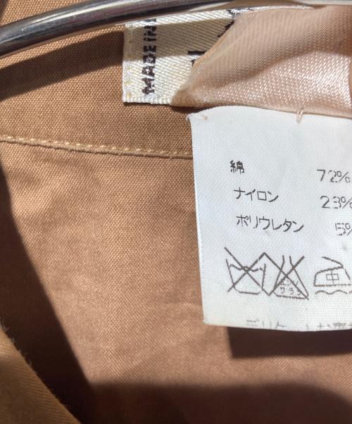 HERMES（エルメス）HERMES (エルメス) セリエボタン半袖シャツ ブラウン サイズ:40の古着・服飾アイテム