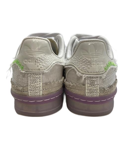 adidas（アディダス）adidas (アディダス) Youth of Paris (ユースオブパリス) ローカットスニーカー グレー×パープル サイズ:23.5cmの古着・服飾アイテム