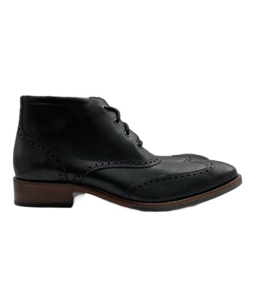 COLE HAAN（コールハーン）COLE HAAN (コールハーン) Liam Chukka II Semi Wing Tip/チャッカブーツ ブラック サイズ:10の古着・服飾アイテム