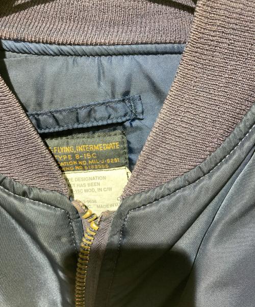 ALPHA INDUSTRIES（アルファインダストリーズ）ALPHA INDUSTRIES (アルファインダストリーズ) B-15フライトジャケット ネイビー サイズ:40の古着・服飾アイテム