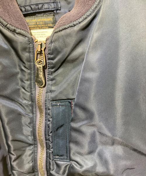 ALPHA INDUSTRIES（アルファインダストリーズ）ALPHA INDUSTRIES (アルファインダストリーズ) B-15フライトジャケット ネイビー サイズ:40の古着・服飾アイテム