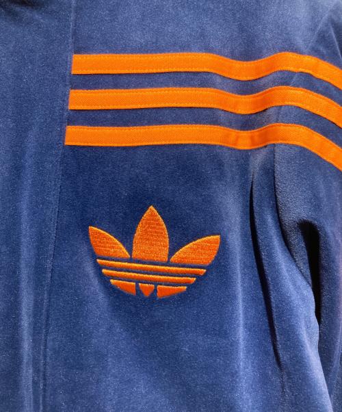 adidas（アディダス）adidas (アディダス) 70S VELOUR TRACKTOP NINDIG ネイビー サイズ:ＸＳの古着・服飾アイテム