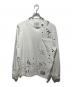 Maison MIHARA YASUHIRO（メゾン ミハラ ヤスヒロ）の古着「25AW EMBELLISHED BLEACHED L/S TEE」｜ホワイト