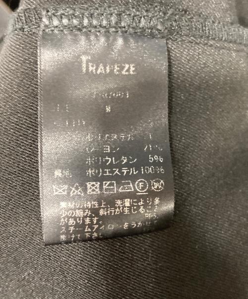 TRAPEZE（トラピーズ）trapeze (トラピーズ) V Belt Wide Trousers ブラック サイズ:Mの古着・服飾アイテム