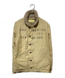 BUZZ RICKSON'S（バズリクソンズ）の古着「Type N-1 "NAVY DEPARTMENT"40's MODEL/デッキジャケット」｜カーキ