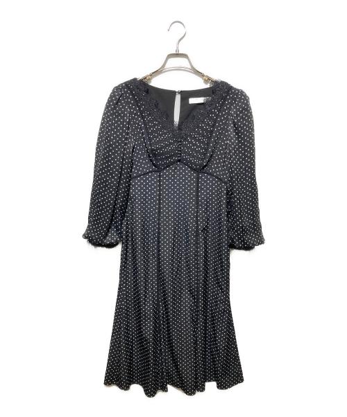 HER LIP TO（ハーリップトゥ）Her lip to (ハーリップトゥ) Time to Shine Lace TrimmedDress ブラック サイズ:Sの古着・服飾アイテム