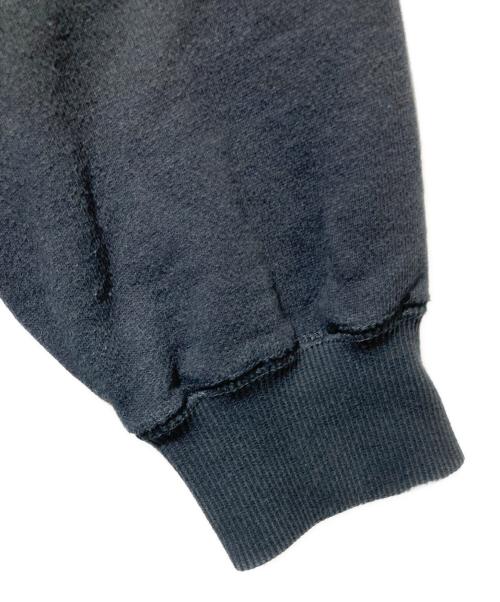 THE BLACK EYE PATCH（ブラックアイパッチ）THE BLACK EYE PATCH (ブラックアイパッチ) 取扱注意刺繍クルーネックスウェット ブラック サイズ:Mの古着・服飾アイテム