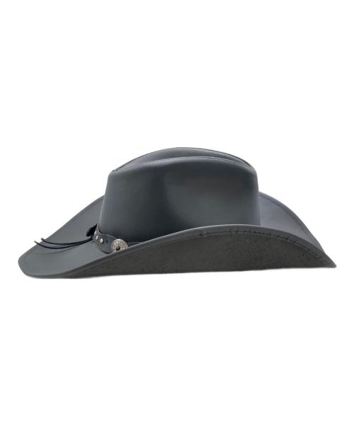STETSON（ステットソン）STETSON (ステットソン) ウエスタンレザーハット ブラックの古着・服飾アイテム