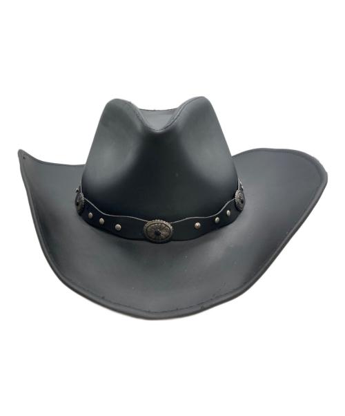 STETSON（ステットソン）STETSON (ステットソン) ウエスタンレザーハット ブラックの古着・服飾アイテム