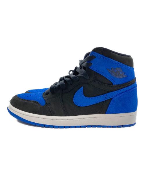 NIKE（ナイキ）NIKE (ナイキ) AIR JORDAN 1 RETRO HIGH OG ブラックブラック サイズ:26cmの古着・服飾アイテム