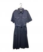 MIU MIUミュウミュウ）の古着「MILITARY DRESS」｜ネイビー