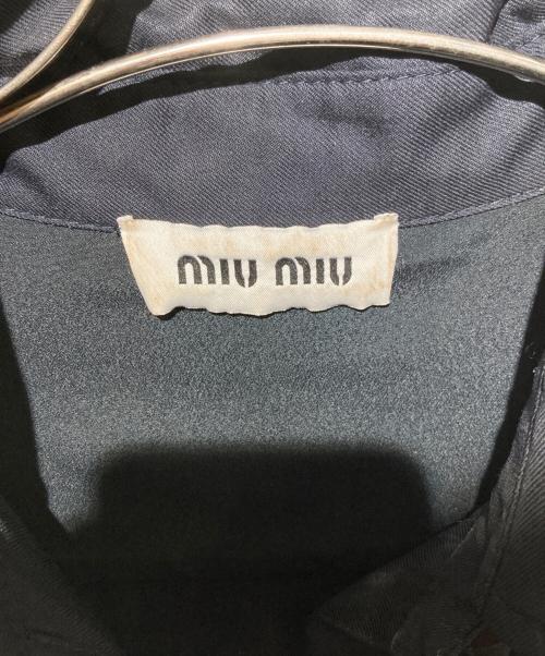 MIU MIU（ミュウミュウ）MIU MIU (ミュウミュウ) MILITARY DRESS ネイビー サイズ:42の古着・服飾アイテム