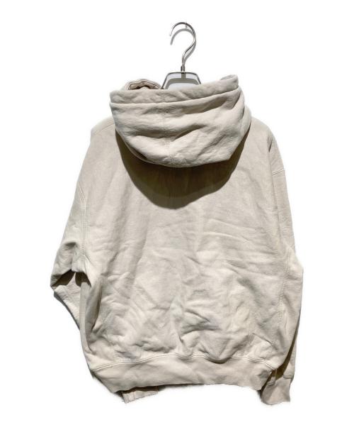 SUPREME（シュプリーム）Supreme (シュプリーム) embroidered script hooded sweatshirt アイボリー サイズ:Sの古着・服飾アイテム