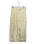 CLANE (クラネ) FRINGE LONG SKIRT/フリンジロングスカート アイボリー サイズ:1 未使用品：7000円