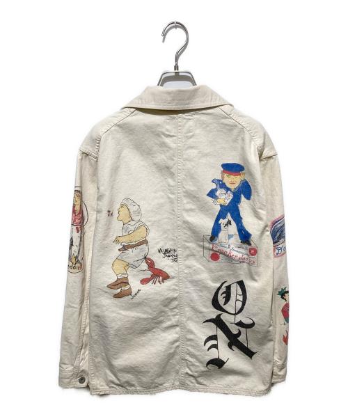 WESTOVERALLS（ウエストオーバーオールズ）WESTOVERALLS (ウエストオーバーオールズ) Are You Different (アーユーディファレント) 別注MEMORIAL COVERALL アイボリー サイズ:A/TYPEの古着・服飾アイテム