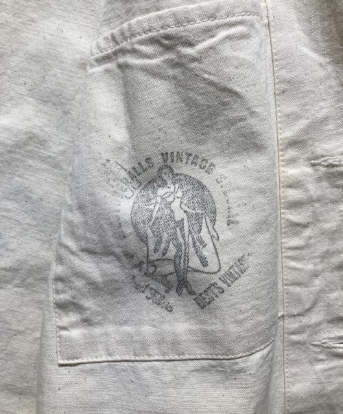 WESTOVERALLS（ウエストオーバーオールズ）WESTOVERALLS (ウエストオーバーオールズ) Are You Different (アーユーディファレント) 別注MEMORIAL COVERALL アイボリー サイズ:A/TYPEの古着・服飾アイテム