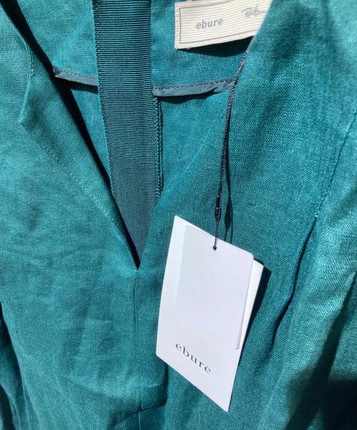ebure（エブール）EBURE (エブール) Ron Herman (ロンハーマン) 別注 Soft Linen Dress グリーン サイズ:36 未使用品の古着・服飾アイテム