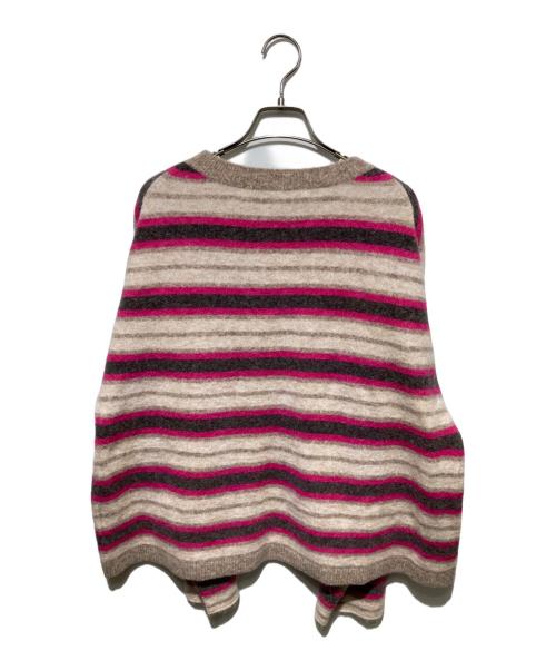 FRAMeWORK（フレームワーク）FRAMeWORK (フレームワーク) マルチボーダープルオーバー ピンク×ベージュ サイズ:FREE 未使用品の古着・服飾アイテム