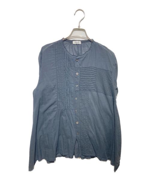 plantation（プランテーション）plantation (プランテーション) シアーブラウス ネイビー サイズ:2の古着・服飾アイテム