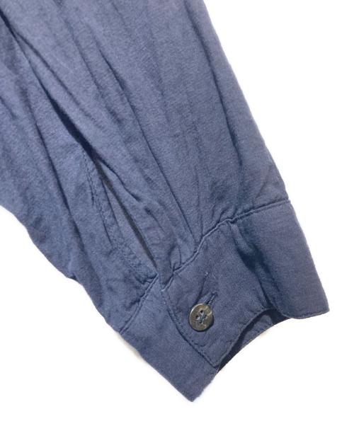 plantation（プランテーション）plantation (プランテーション) Vネックブラウス ネイビー サイズ:2の古着・服飾アイテム