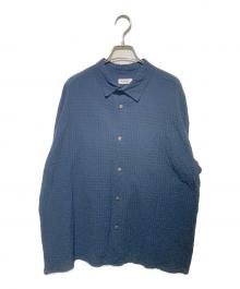 plantation（プランテーション）の古着「シアサッカーシャツ」｜ネイビー