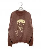 CONPコンプ）の古着「デザインニット」｜ブラウン