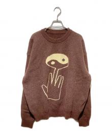 CONP（コンプ）の古着「デザインニット」｜ブラウン