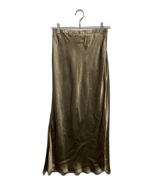 SLOBE IENA（スローブ イエナ）SLOBE IENA (スローブ イエナ) ACEサテンスカート カーキ サイズ:FREEの古着・服飾アイテム