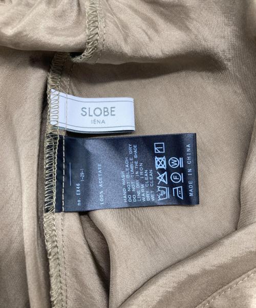 SLOBE IENA（スローブ イエナ）SLOBE IENA (スローブ イエナ) ACEサテンスカート カーキ サイズ:FREEの古着・服飾アイテム