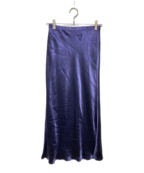 SLOBE IENA（スローブ イエナ）SLOBE IENA (スローブ イエナ) ACEサテンスカート ブルー サイズ:FREEの古着・服飾アイテム