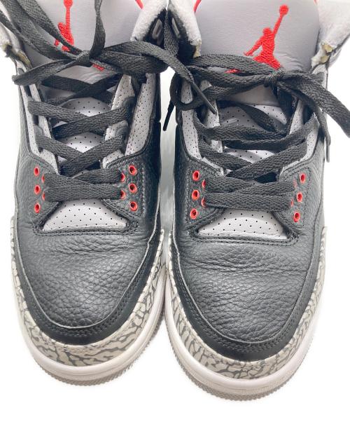 NIKE（ナイキ）NIKE (ナイキ) Air Jordan 3 Retro OG ブラック×グレー サイズ:27ｃｍの古着・服飾アイテム