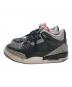 NIKE (ナイキ) Air Jordan 3 Retro OG ブラック×グレー サイズ:27ｃｍ：7000円