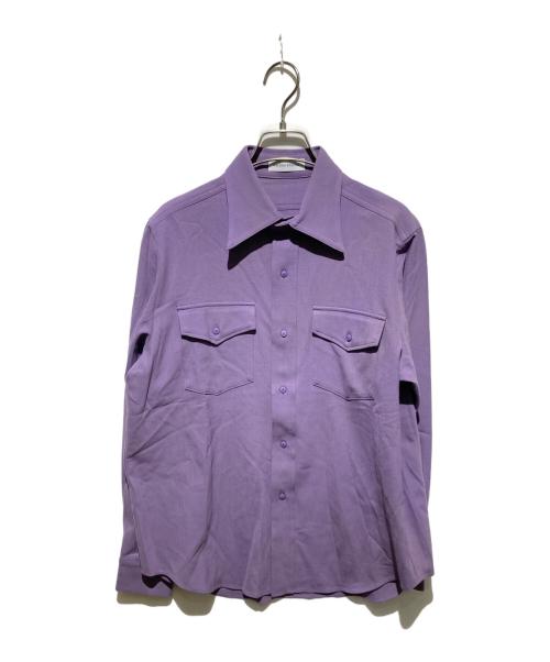 MAISON SPECIAL（メゾンスペシャル）MAISON SPECIAL (メゾンスペシャル) ハイカラーシャツ パープル サイズ:FREEの古着・服飾アイテム