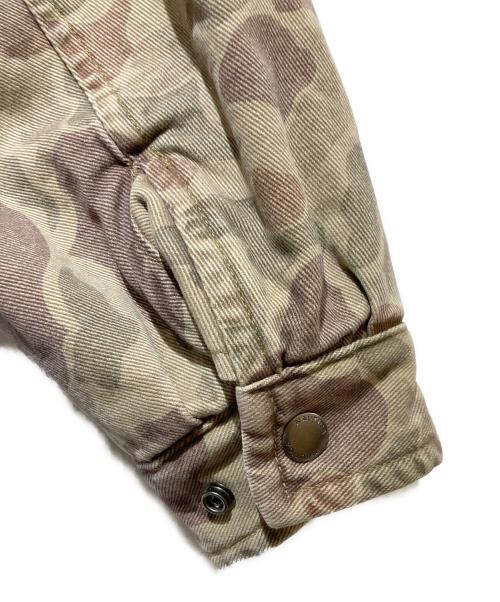 NAUTICA（ノーティカ）NAUTICA (ノーティカ) カモ柄ボンバージャケット ベージュ サイズ:Ｌの古着・服飾アイテム
