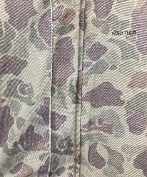 NAUTICA（ノーティカ）NAUTICA (ノーティカ) カモ柄ボンバージャケット ベージュ サイズ:Ｌの古着・服飾アイテム